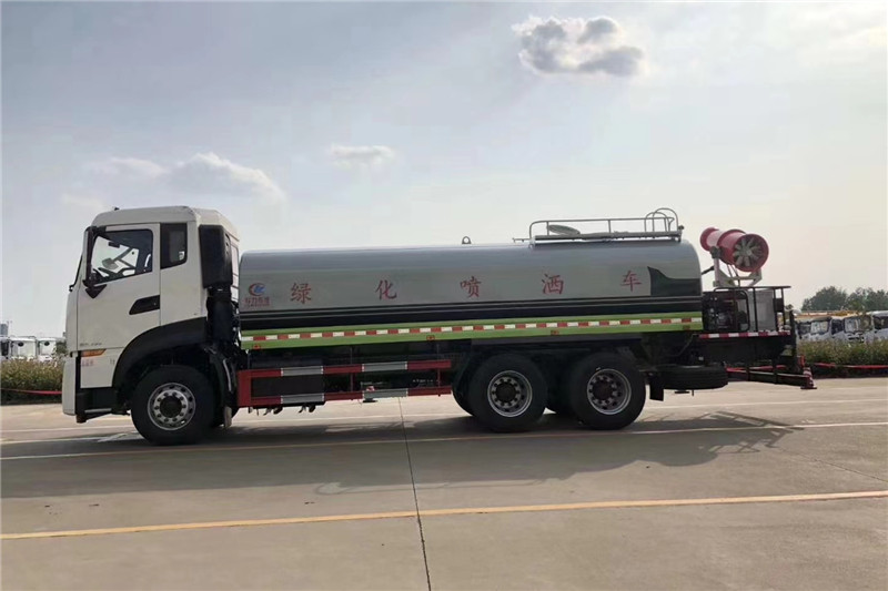 東風(fēng)天龍后八輪20噸噴霧車，國(guó)六綠化噴灑車